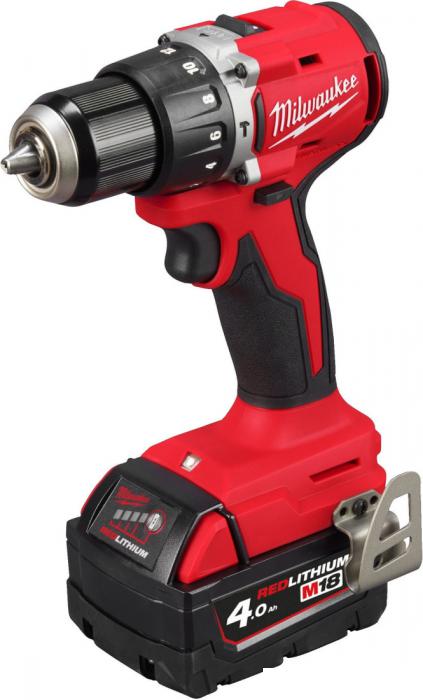 Ударная дрель-шуруповерт Milwaukee M18 BLPDRC-402C 4933492824 (с 2-мя АКБ 4 Ач, кейс)- фото2