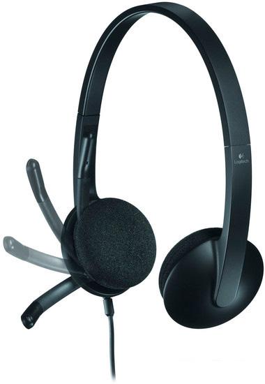Наушники с микрофоном Logitech USB Headset H340- фото3