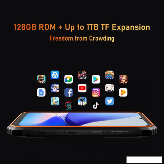 Смартфон Blackview BV6200 Pro 6GB/128GB (черный)- фото4