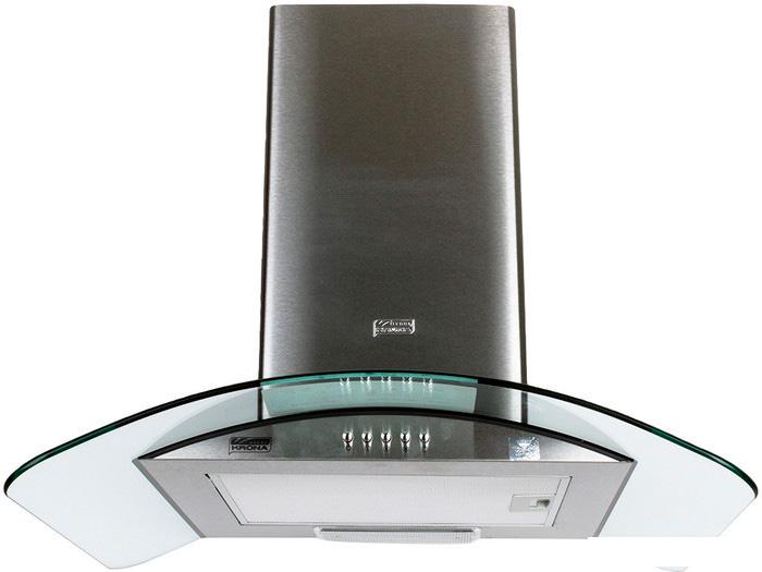 Кухонная вытяжка Krona Sabrina 600 Inox/Glass Push Button- фото4