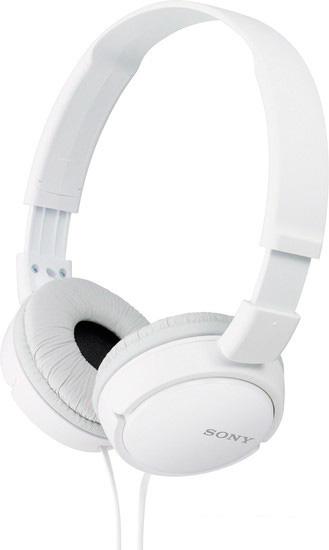 Наушники с микрофоном Sony MDR-ZX110AP (белый)- фото4