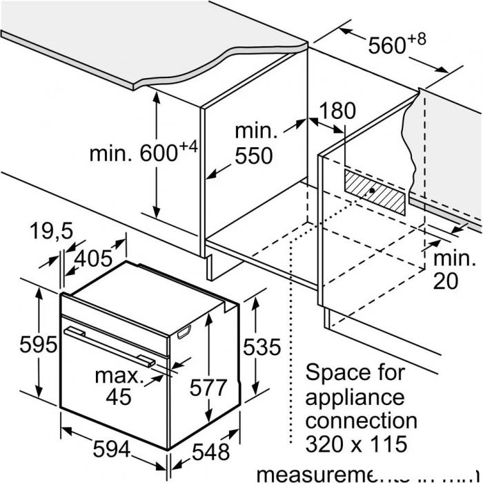 Электрический духовой шкаф Bosch Serie 8 HBG7764B1- фото4