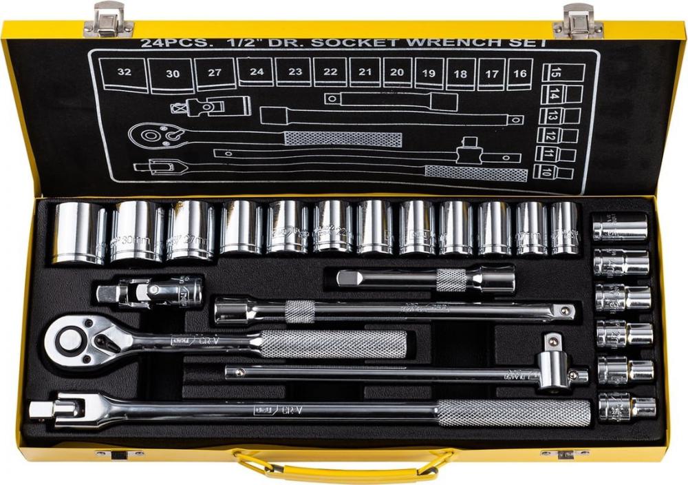 Универсальный набор инструментов Deli DL2024T (24 предмета)- фото2