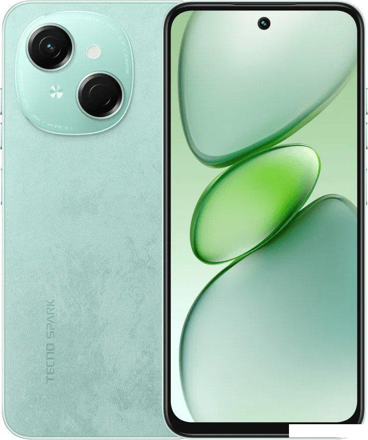Смартфон Tecno Spark Go 1 4GB/128GB (зеленый)- фото