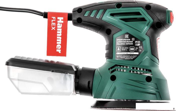 Эксцентриковая шлифмашина Hammer OSM260- фото3