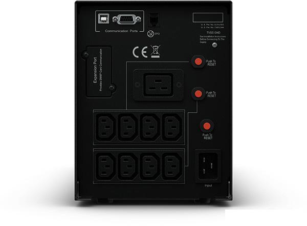 Источник бесперебойного питания CyberPower PR2200ELCDSL 2200VA- фото3
