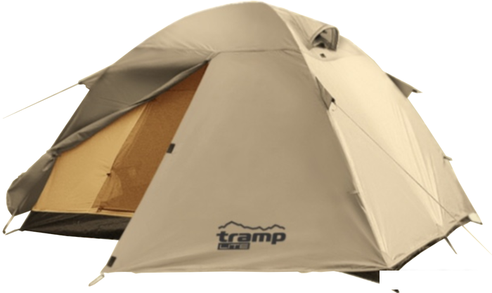Кемпинговая палатка TRAMP Lite Tourist 3 (песочный)- фото