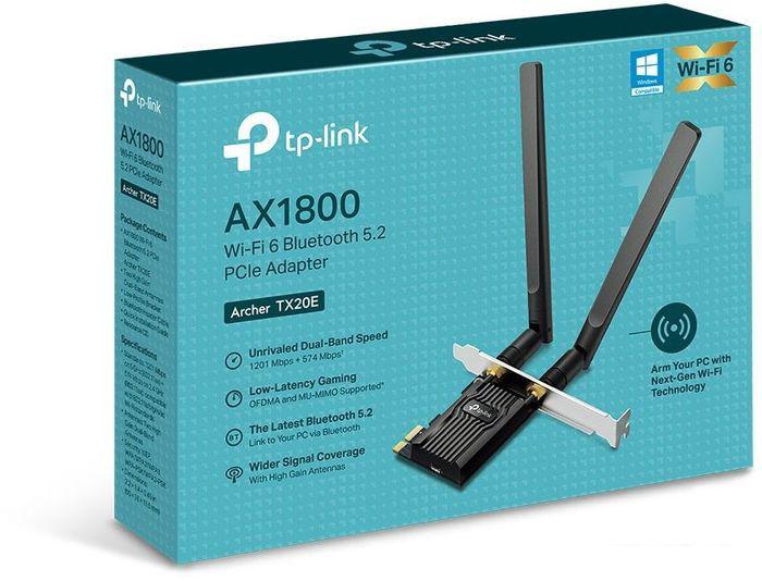 Wi-Fi/Bluetooth адаптер TP-Link Archer TX20E- фото2