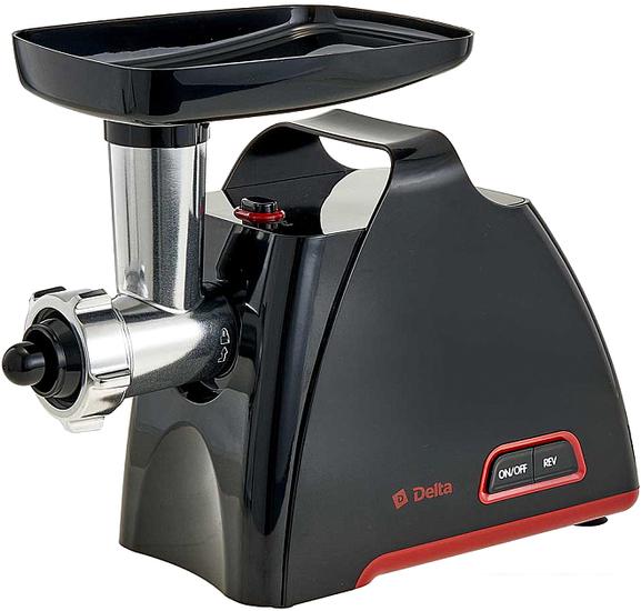 Мясорубка Delta DL-6104M (черный/красный)- фото4