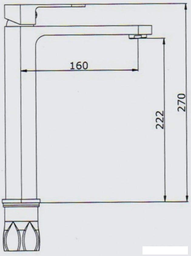 Смеситель Vieir 283512- фото2