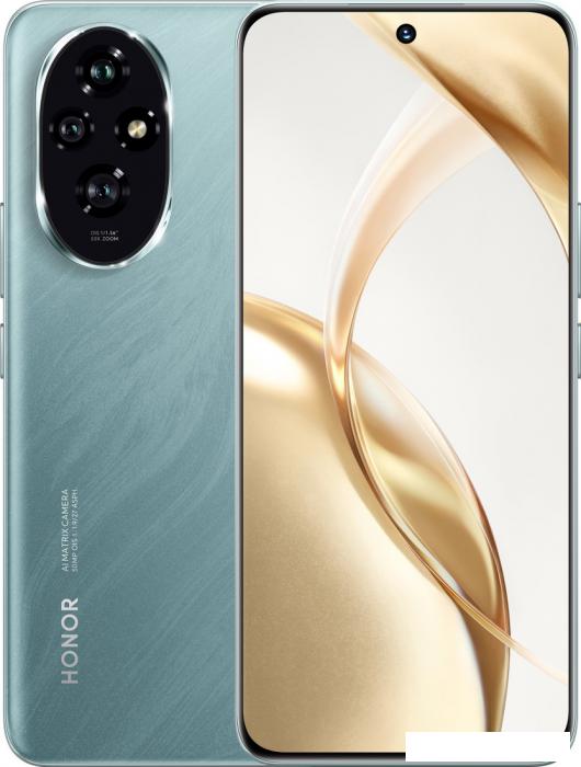 Смартфон HONOR 200 12GB/512GB международная версия (изумрудно-зеленый)- фото
