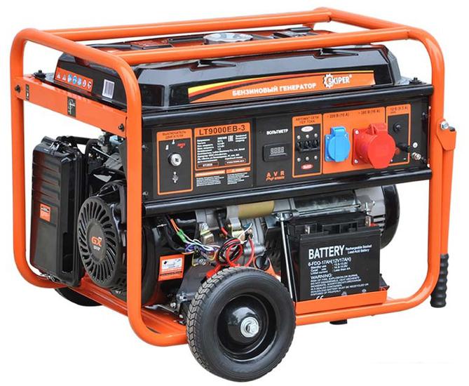 Бензиновый генератор Skiper LT9000EB-3- фото