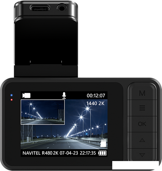 Видеорегистратор-GPS информатор (2в1) NAVITEL R480 2K- фото4