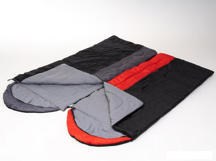 Спальный мешок BalMax Аляска Camping Plus Series до -15°C L (левая молния, серый)- фото3