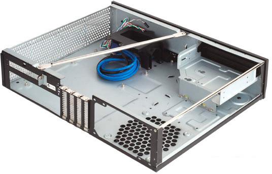 Корпус SilverStone Milo ML03 Black (SST-ML03B)- фото3