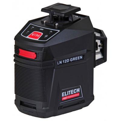 Лазерный нивелир ELITECH HD Professional HD LN 12D Green 204736- фото4