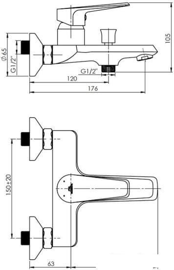 Смеситель Rubineta Deli-10- фото2