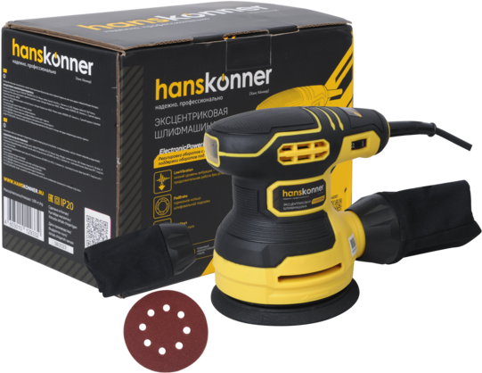 Эксцентриковая шлифмашина Hanskonner HOS8135RC- фото