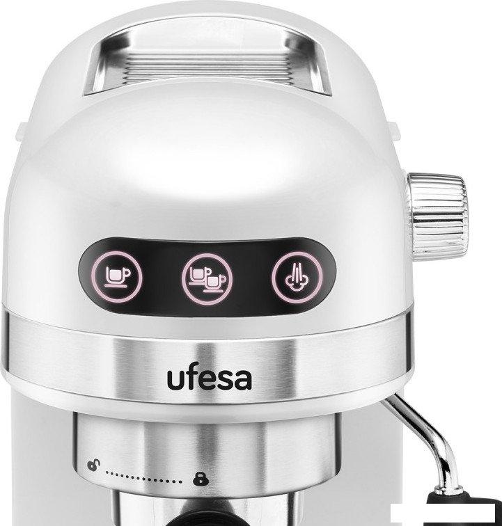 Рожковая кофеварка Ufesa Palermo White- фото4