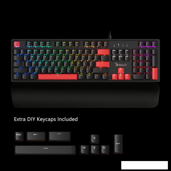 Клавиатура A4Tech Bloody S515R (черный, Bloody BLMS Red)- фото4