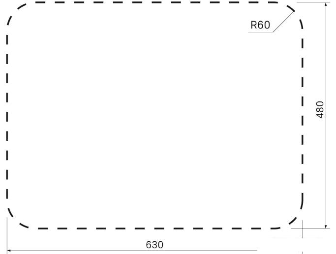 Кухонная мойка IDDIS Basic BAS65SLi77- фото4