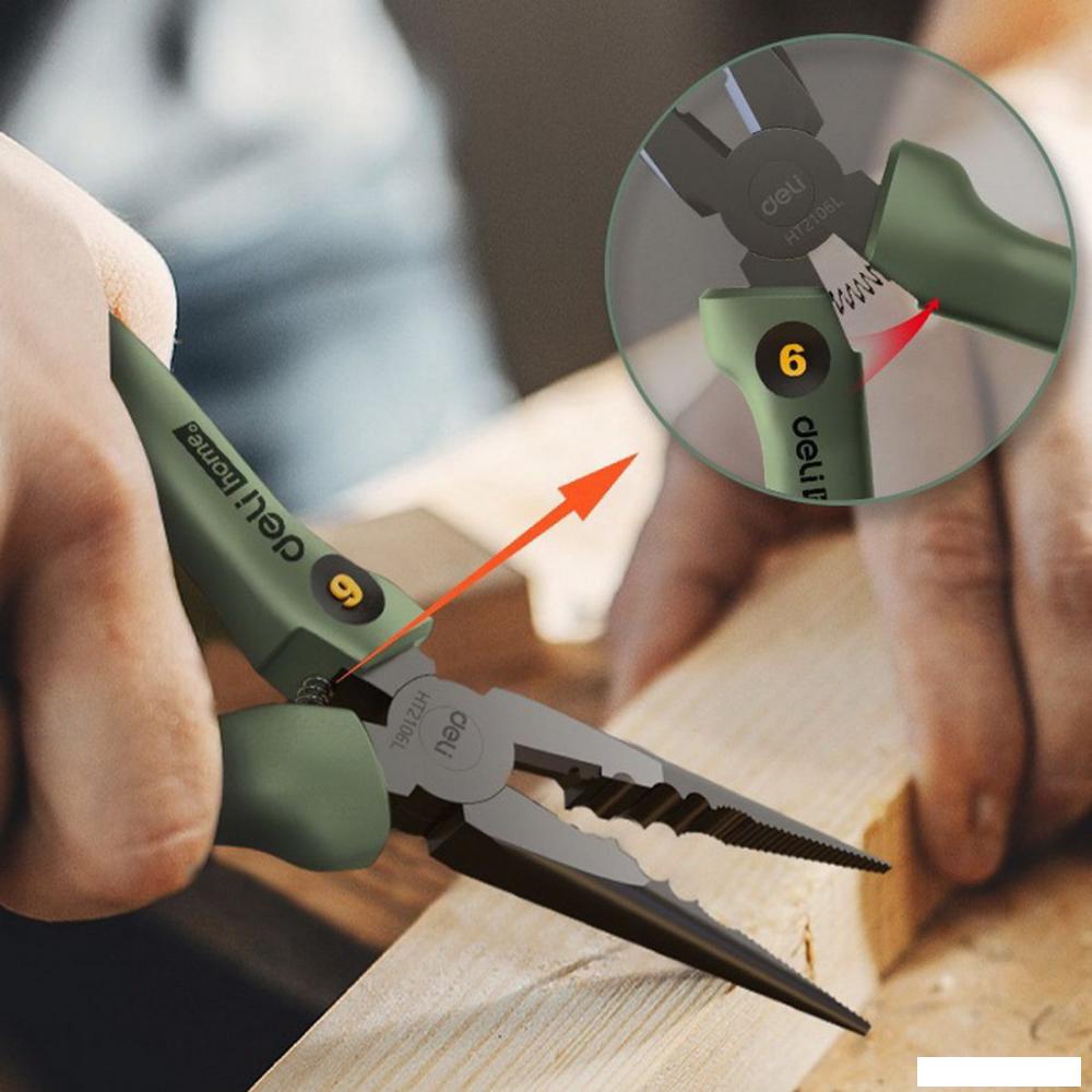 Набор домашнего мастера Deli HT0004L (4 предмета)- фото2