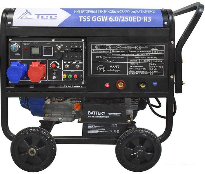 Бензиновый генератор ТСС GGW 6.0/250ED-R3- фото