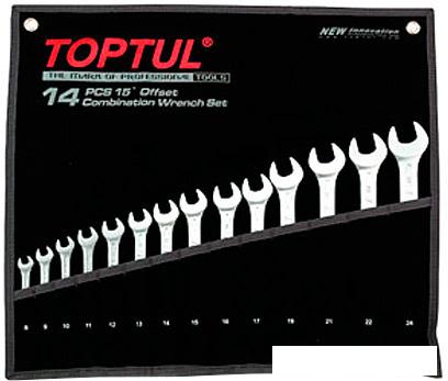 Набор ключей Toptul GPAB1404 14 предметов- фото2