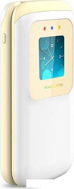 Кнопочный телефон TeXet TM-325 (молочный белый)- фото4