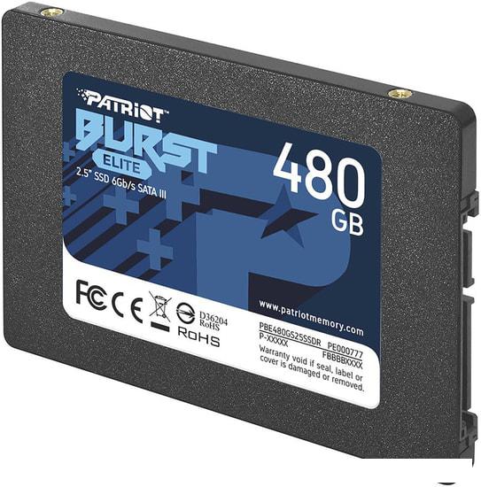 SSD Patriot Burst Elite 480GB PBE480GS25SSDR- фото2