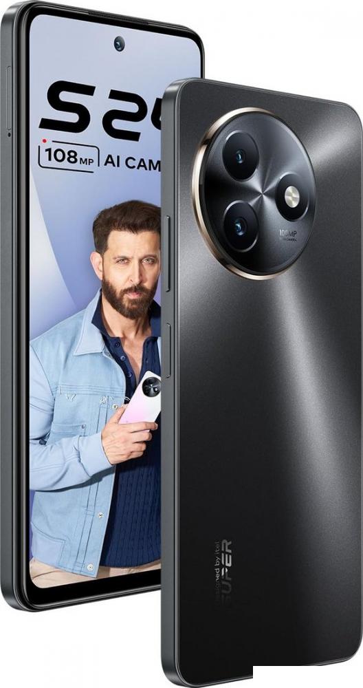 Смартфон Itel S24 8GB/256GB (звездный черный)- фото2