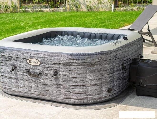 Надувной бассейн Intex Greystone Deluxe 28452 (196х71)- фото4
