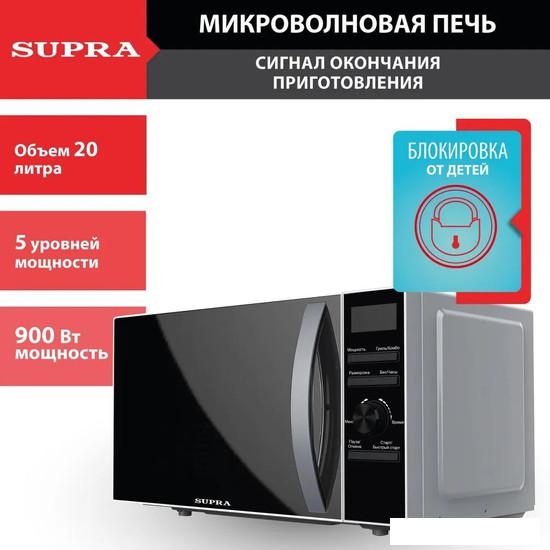 Микроволновая печь Supra 20TSG55- фото3