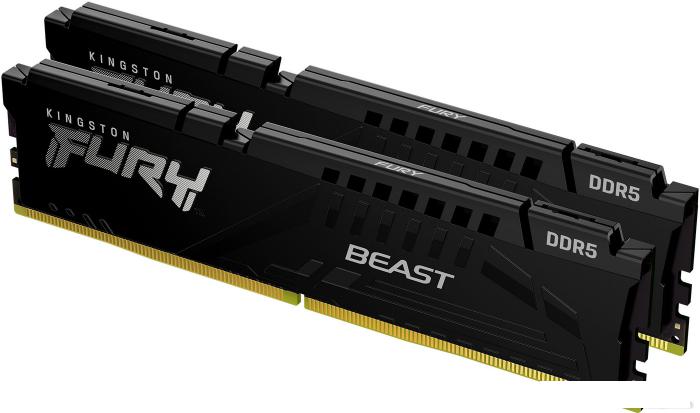Оперативная память Kingston FURY Beast 2x8ГБ DDR5 6000 МГц KF560C30BBEK2-16- фото