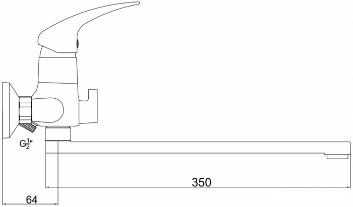 Смеситель Gross Aqua Basic 7211257C-35F- фото2