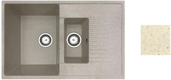 Кухонная мойка БелЭворс Forma R (бежевый, без сифона)- фото