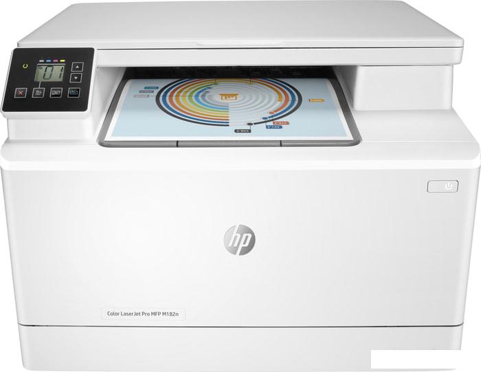 МФУ HP Color LaserJet Pro M182n 7KW54A- фото