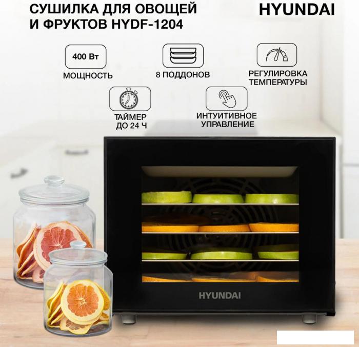 Сушилка для овощей и фруктов Hyundai HYFD-1204- фото2