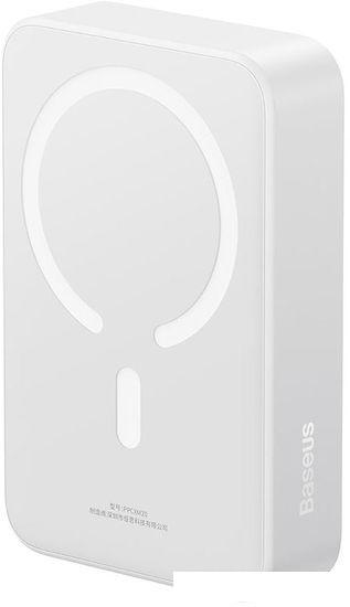 Внешний аккумулятор Baseus Magnetic Mini Wireless Fast Charge Power Bank 20W 20000mAh (белый)- фото2