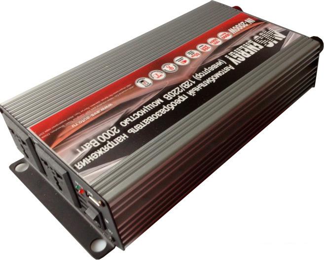 Автомобильный инвертор AVS Energy 12/220V IN-2000W- фото3