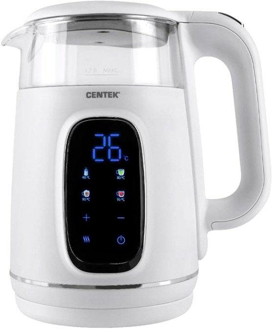 Электрический чайник CENTEK CT-0052 White- фото