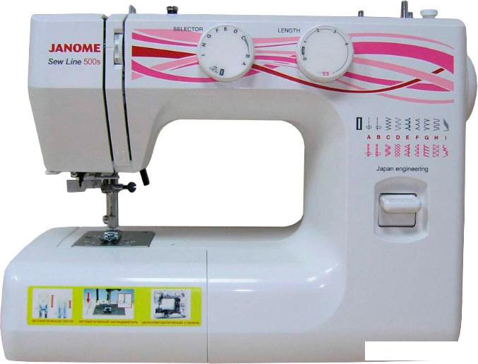 Швейная машина Janome Sew Line 500s- фото