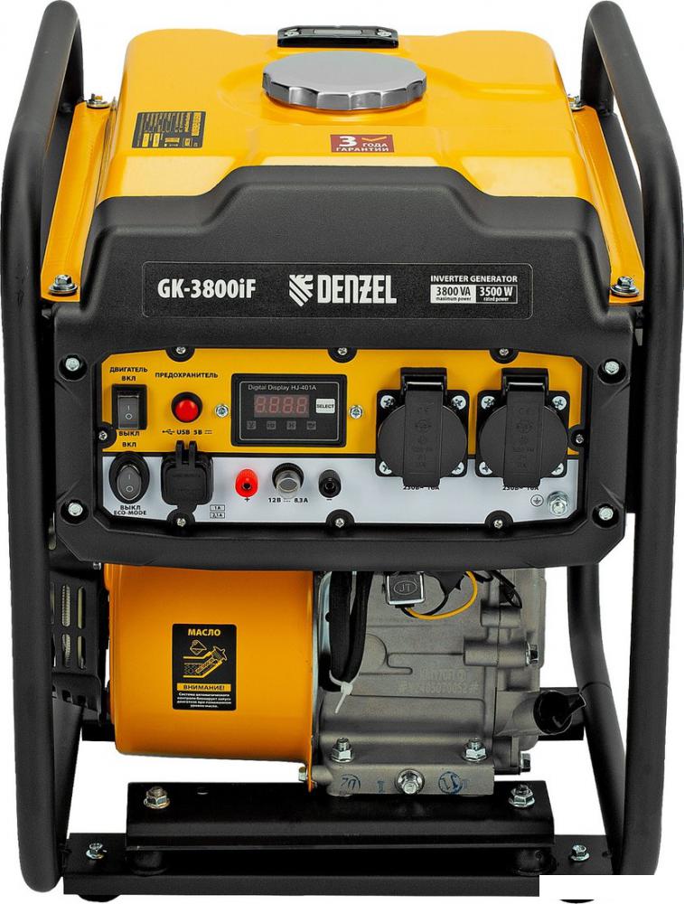 Бензиновый генератор Denzel GK-3800iF- фото2