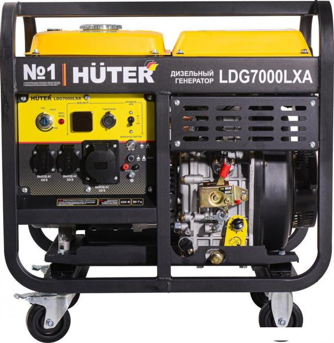 Дизельный генератор Huter LDG 7000LXА- фото2