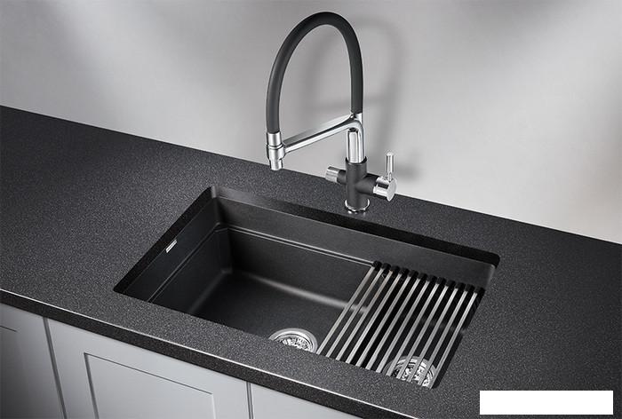 Кухонная мойка Granula KS-7304 (черный)- фото3