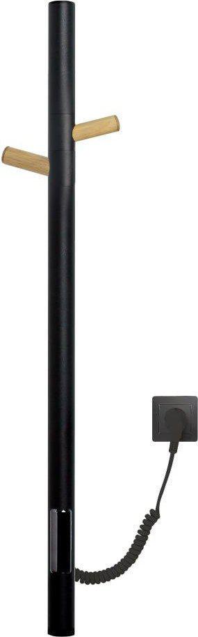 Полотенцесушитель Gloss & Reiter ENKEL.E2.L.15х75.H2 (черный/дерево, таймер)