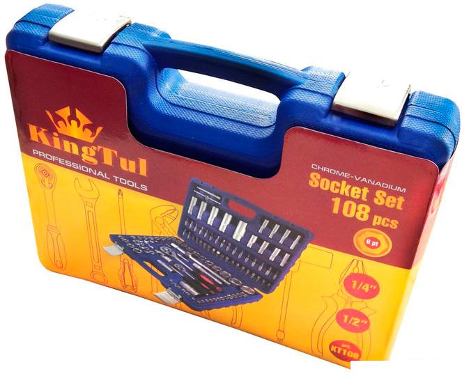 Универсальный набор инструментов KingTul KT108 108 предметов- фото3