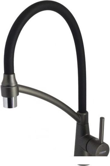 Смеситель Ledeme L4399U-2 (графит/черный)