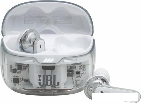 Наушники JBL Tune Beam Ghost Edition (белый)- фото