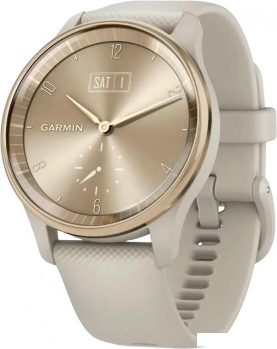 Гибридные умные часы Garmin Vivomove Trend (французский серый)- фото